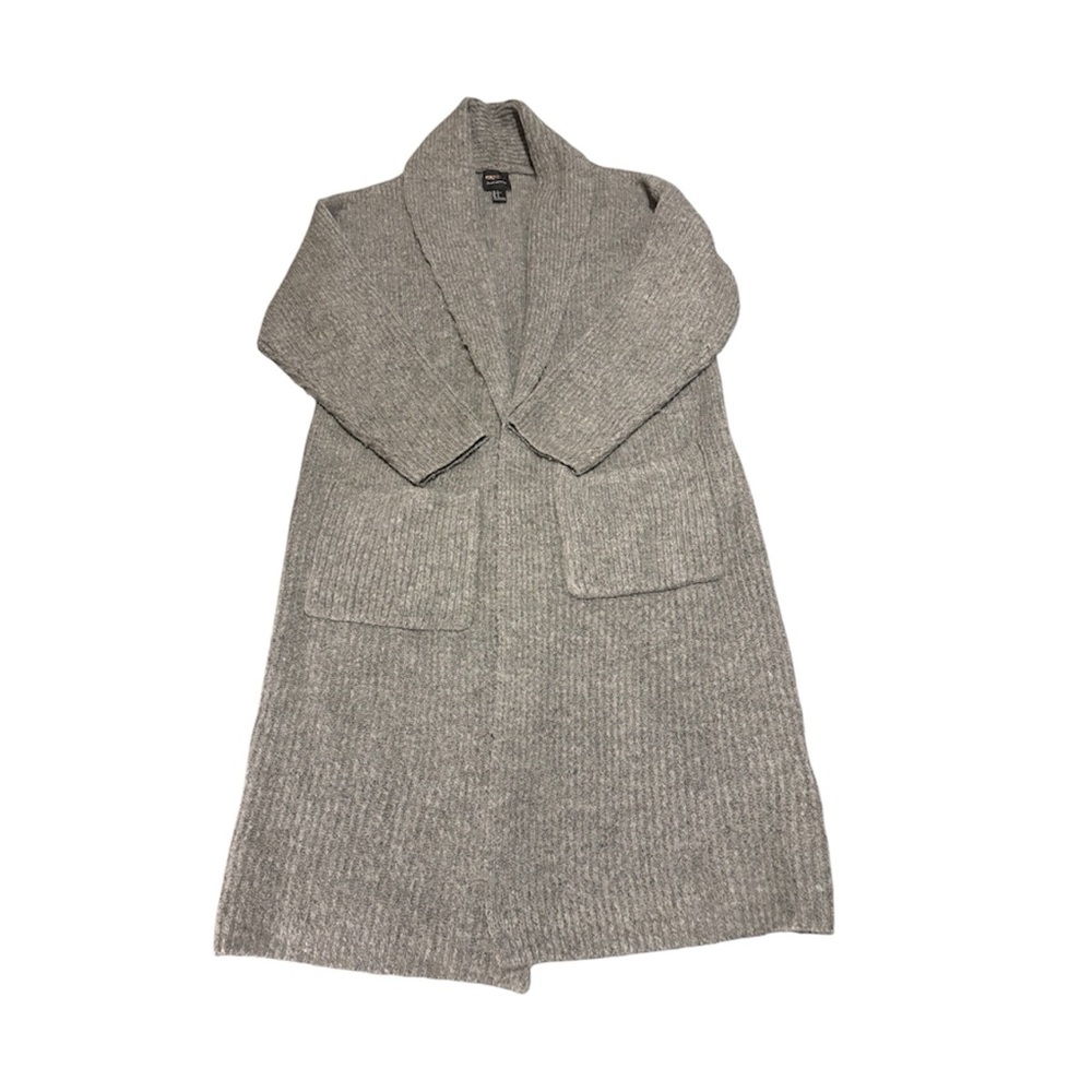 Forever 21 Gray Knit Cape Coat
